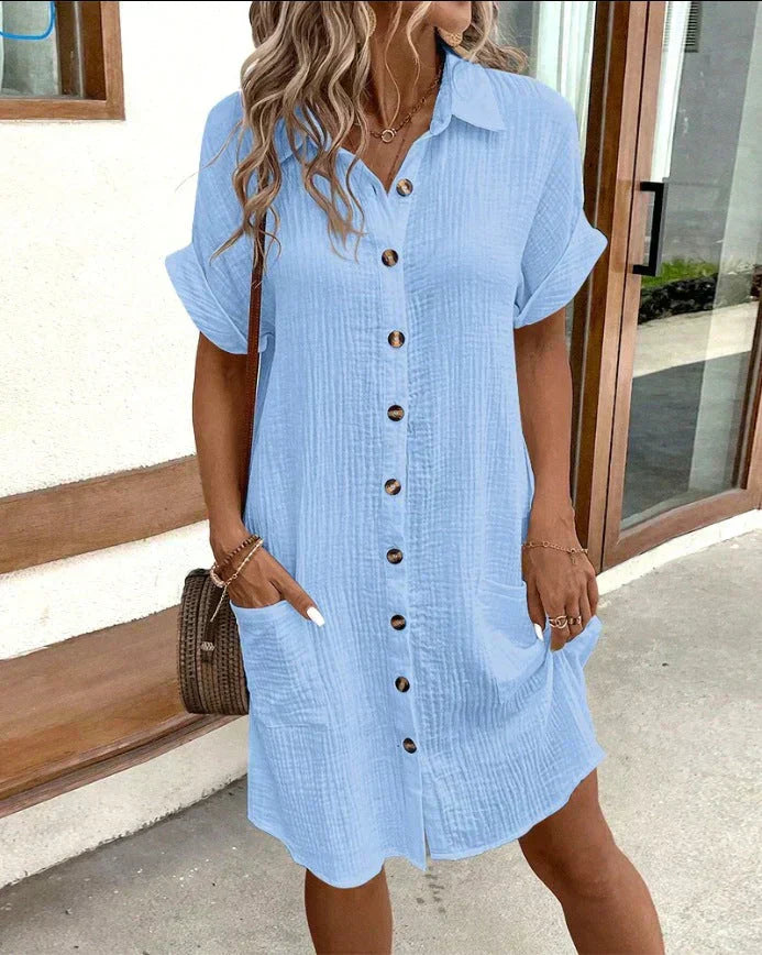 Aria - Klassieke Polo Casual Jurk