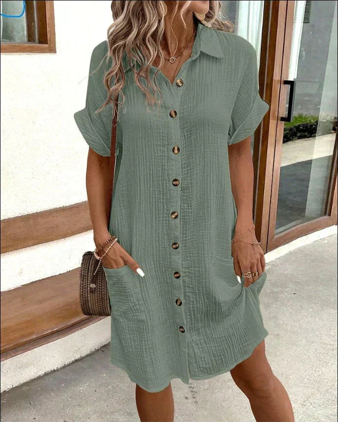 Aria - Klassieke Polo Casual Jurk