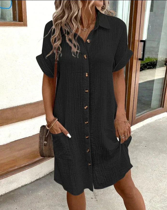 Aria - Klassieke Polo Casual Jurk
