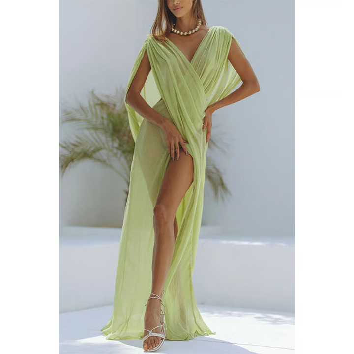 Phoenix - Mouwloze mesh vakantie-omslagjurk