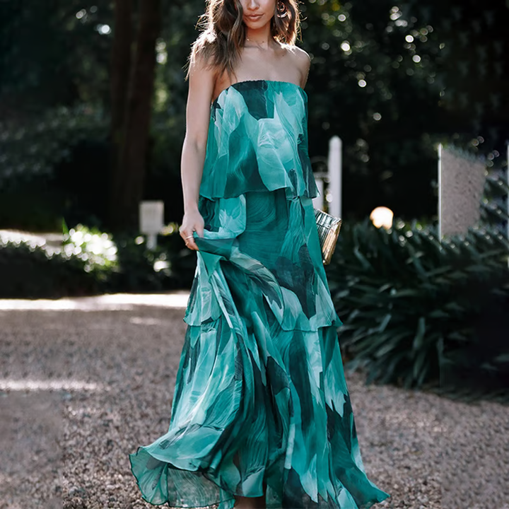 Imara - Strapless jurk met moeiteloze zomervibes