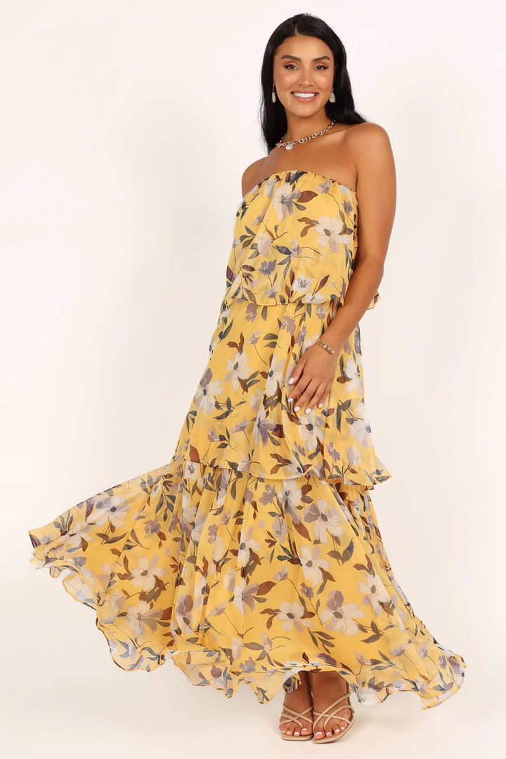 Imara - Strapless jurk met moeiteloze zomervibes