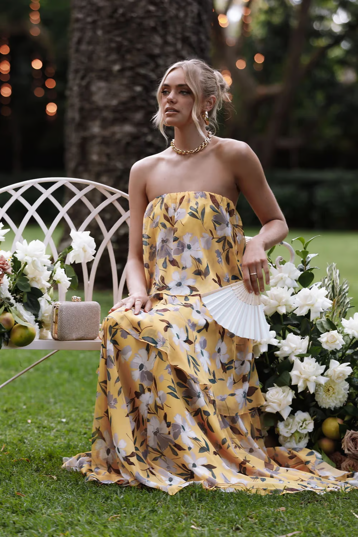 Imara - Strapless jurk met moeiteloze zomervibes