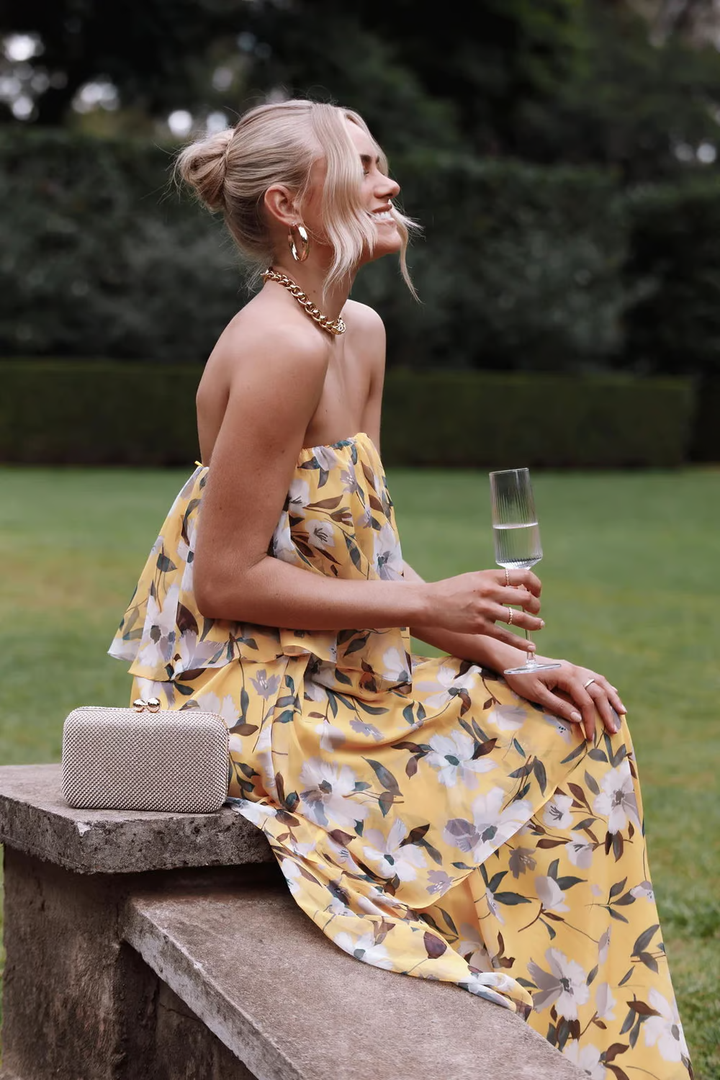 Imara - Strapless jurk met moeiteloze zomervibes