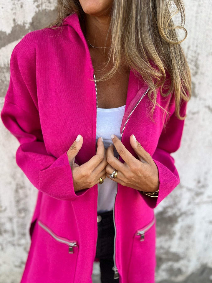 Clara - Long Cardigan with Hood