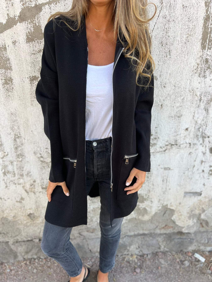 Clara - Long Cardigan with Hood
