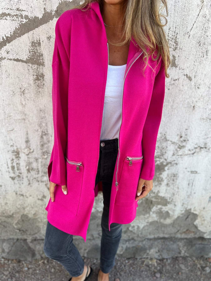 Clara - Long Cardigan with Hood