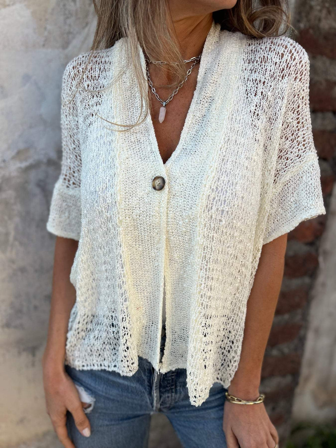 Aya™ - Gebreid vest Casual Elegantie