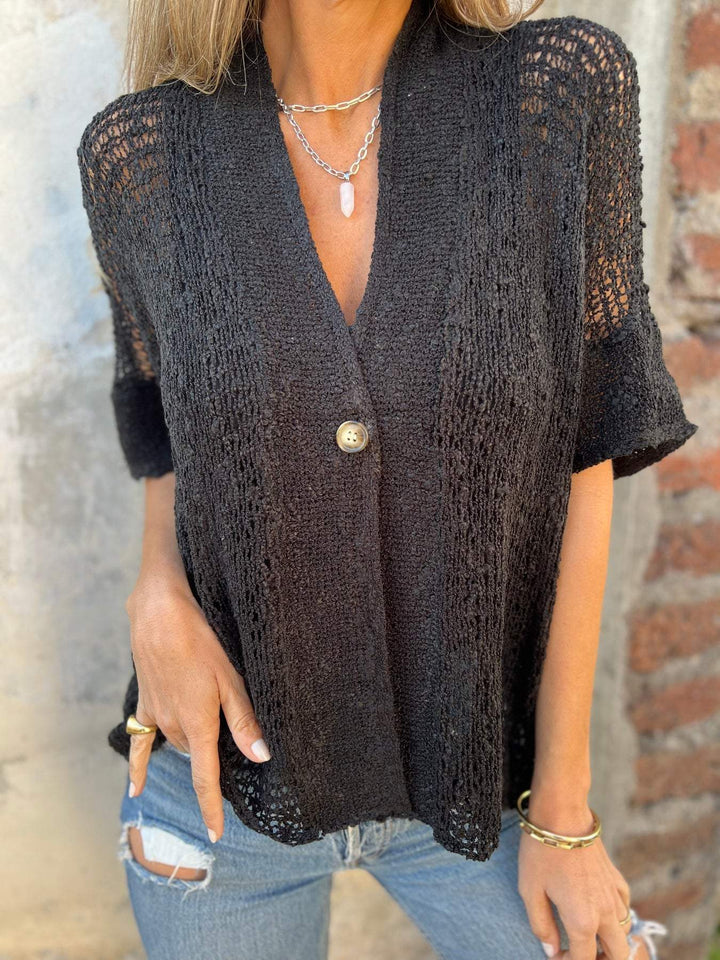 Aya™ - Gebreid vest Casual Elegantie