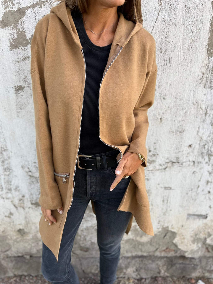 Clara - Long Cardigan with Hood