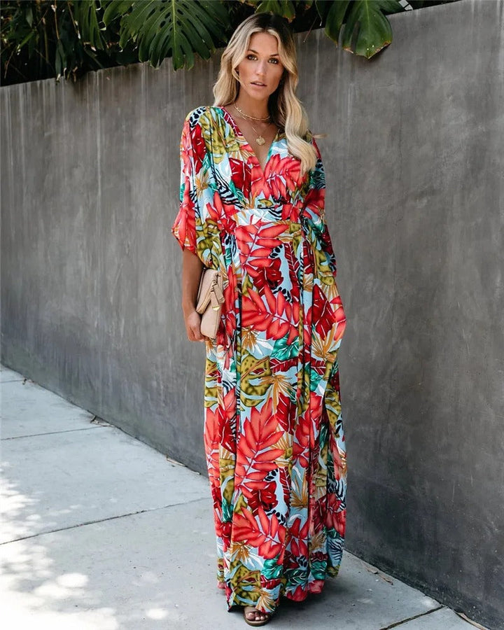 Juniper - Boho Breeze Kimono Maxi-jurk