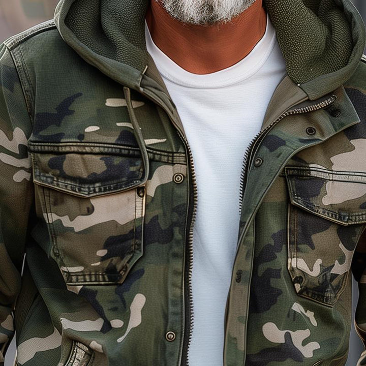 Carter | Military-Inspired Hooded Jacket